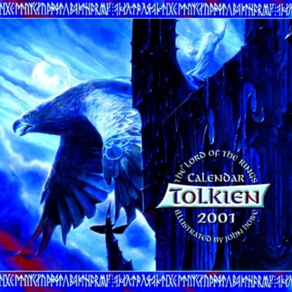 *SEALED* Harper Entertainment Tolkien 2001 Calendar, Illustrated by John Howe